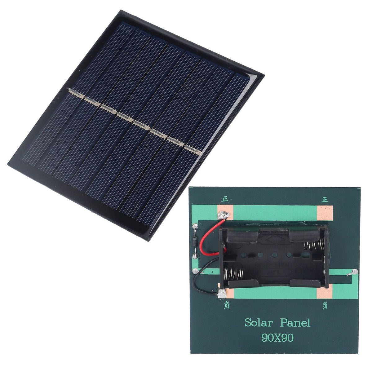 1W 4V Solar Panels High Efficiency Polysilicon Rechargeable 1.2V 2 AA Recharge Battery for Home Lighting Battery Charge