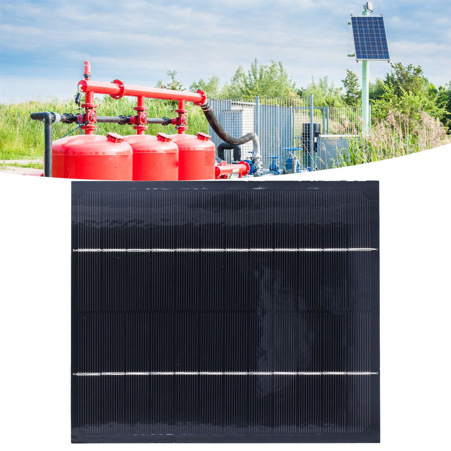 Solar Panel Waterproof 6W 12V DIY Solar Panel for Solar Toys/Lights/Displays Scientific Projects