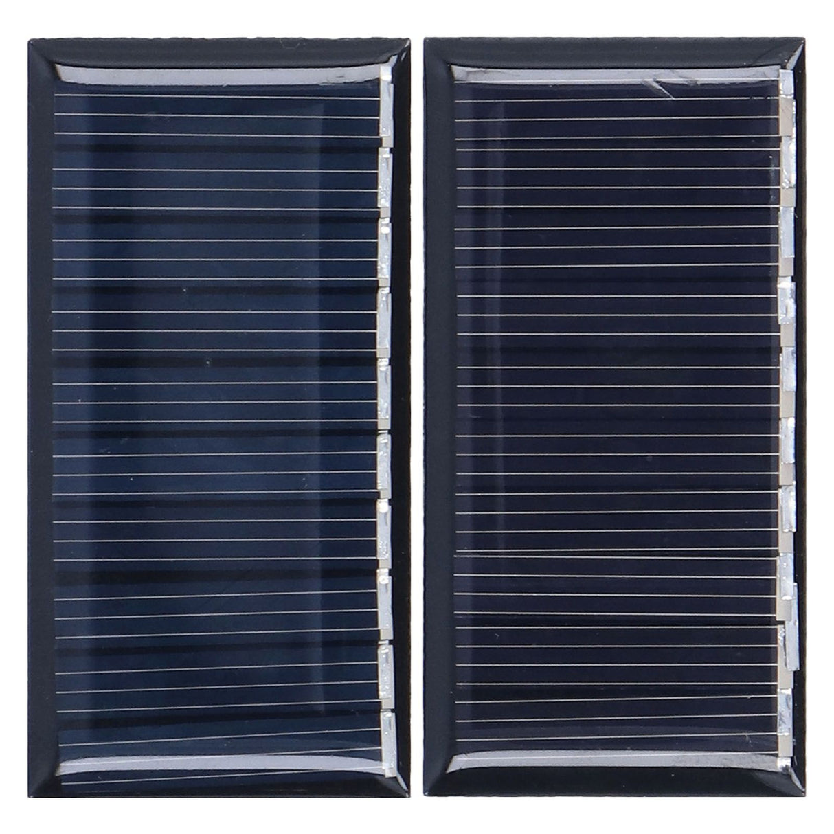 2Pcs Mini Solar Panels 0.25W 5V Portable Mini Polycrystalline Silicon Weatherproof Durable Widely Used Mini Solar Cell