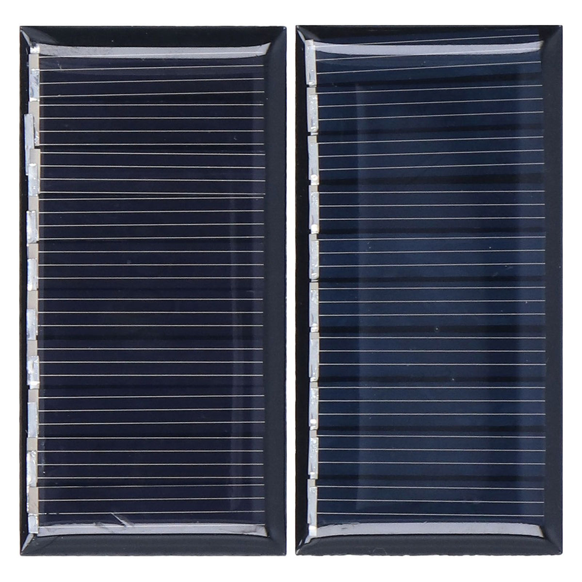 2Pcs Mini Solar Panels 0.25W 5V Portable Mini Polycrystalline Silicon Weatherproof Durable Widely Used Mini Solar Cell