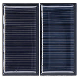 2Pcs Mini Solar Panels 0.25W 5V Portable Mini Polycrystalline Silicon Weatherproof Durable Widely Used Mini Solar Cell