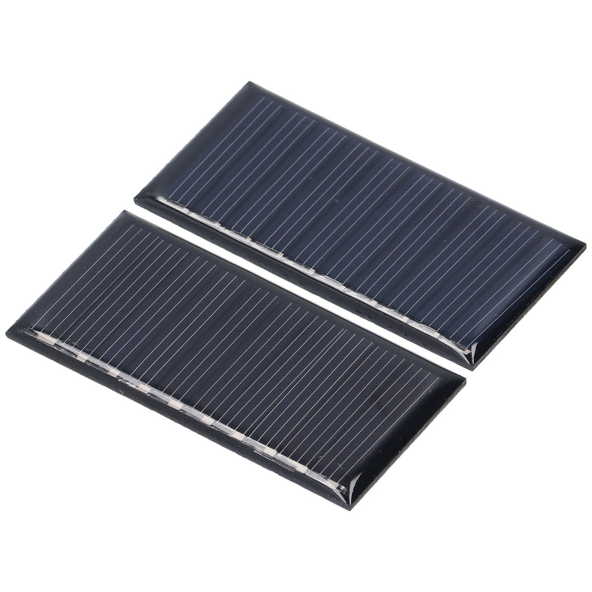 2Pcs Mini Solar Panels 0.25W 5V Portable Mini Polycrystalline Silicon Weatherproof Durable Widely Used Mini Solar Cell