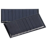 2Pcs Mini Solar Panels 0.25W 5V Portable Mini Polycrystalline Silicon Weatherproof Durable Widely Used Mini Solar Cell - Rear View