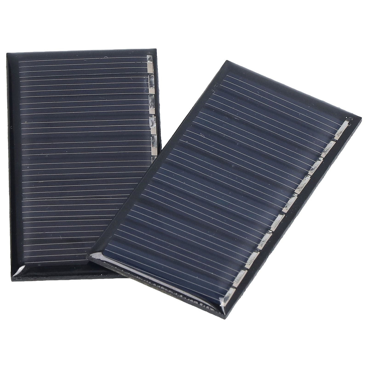 2Pcs Mini Solar Panels 0.25W 5V Portable Mini Polycrystalline Silicon Weatherproof Durable Widely Used Mini Solar Cell