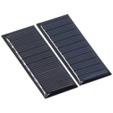 2Pcs Mini Solar Panels 0.25W 5V Portable Mini Polycrystalline Silicon Weatherproof Durable Widely Used Mini Solar Cell