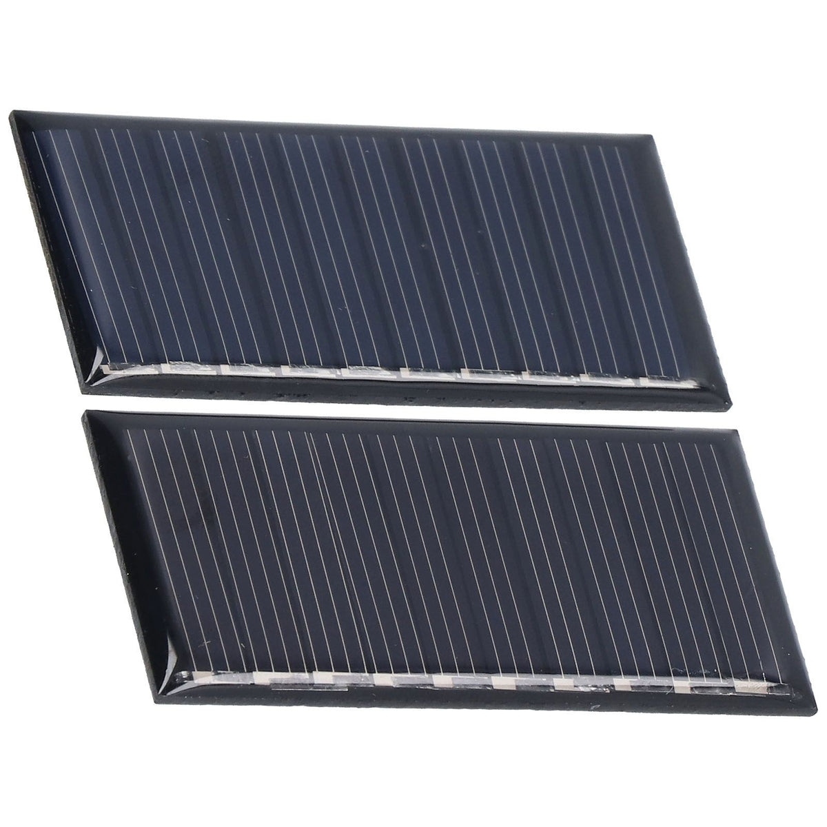 2Pcs Mini Solar Panels 0.25W 5V Portable Mini Polycrystalline Silicon Weatherproof Durable Widely Used Mini Solar Cell