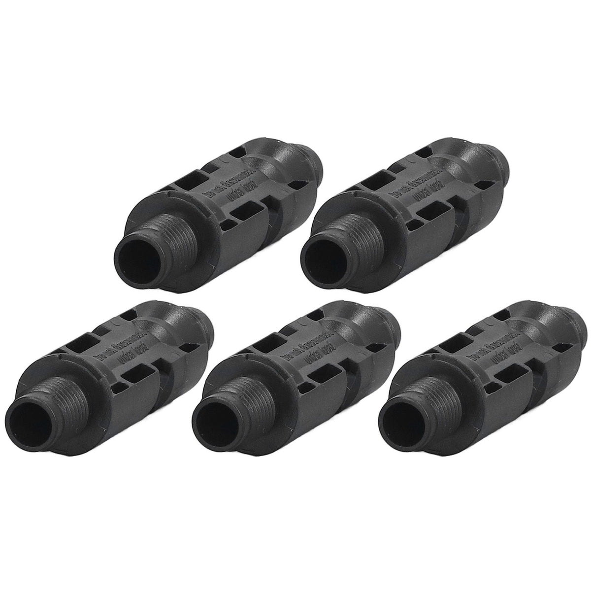 5 Sets Solar Branch Connectors UV Protection Male Female Header Board End Connector(PV-BMC（1000V） )