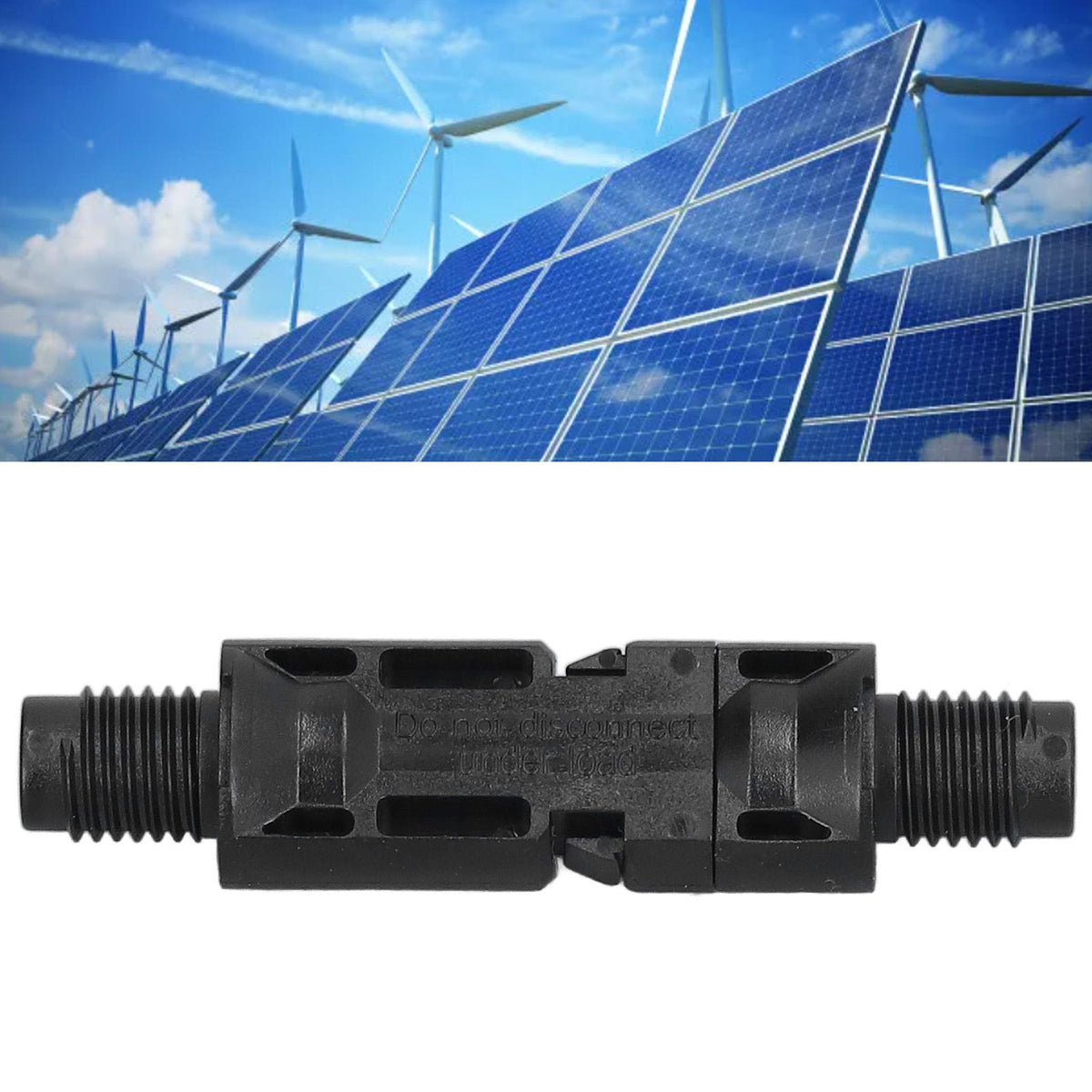 5 Sets Solar Branch Connectors UV Protection Male Female Header Board End Connector(PV-BMC（1000V） )