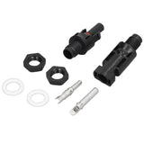 5 Sets Solar Branch Connectors UV Protection Male Female Header Board End Connector(PV-BMC（1000V） )