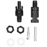 5 Sets Solar Branch Connectors UV Protection Male Female Header Board End Connector(PV-BMC（1000V） )