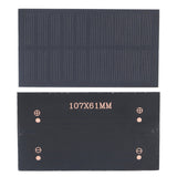 Small Solar Panel Monocrystalline Silicon Portable Solar Cell Module for 3.7V Batteries Charging 1W 5V