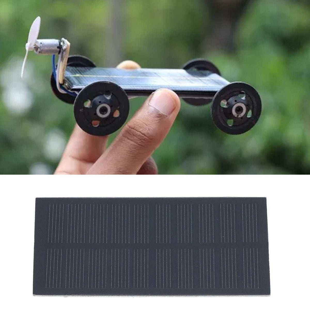 Small Solar Panel Monocrystalline Silicon Portable Solar Cell Module for 3.7V Batteries Charging 1W 5V