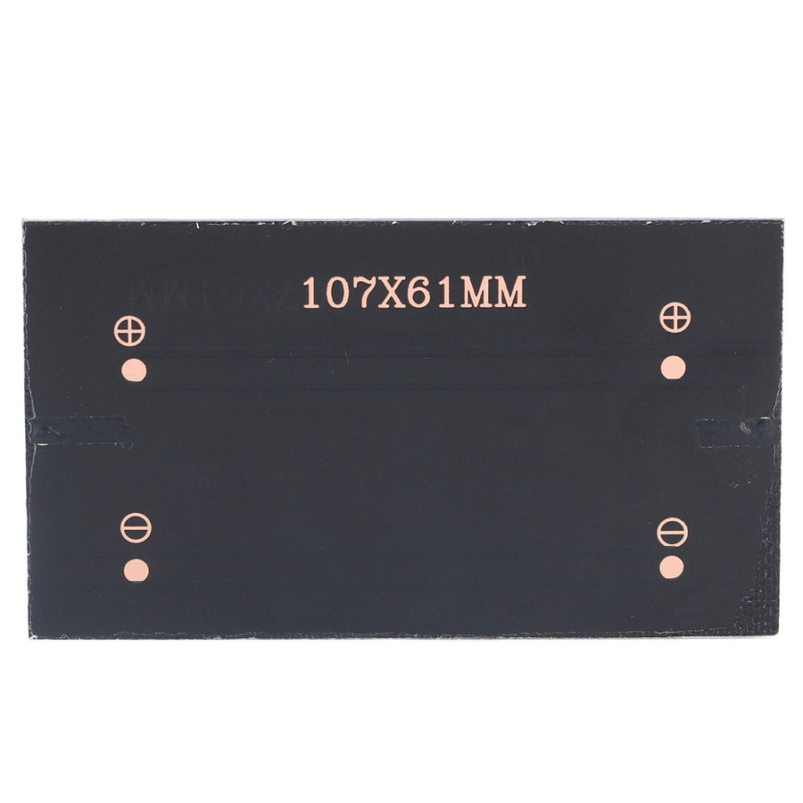 Small Solar Panel Monocrystalline Silicon Portable Solar Cell Module for 3.7V Batteries Charging 1W 5V