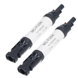 2Sets Solar PV Connectors Set IP68 Waterproof Anti UV 1000V Solar Built in Fuse Connector for Solar Cables/Controllers30A