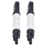 2Sets Solar PV Connectors Set IP68 Waterproof Anti UV 1000V Solar Built in Fuse Connector for Solar Cables/Controllers30A