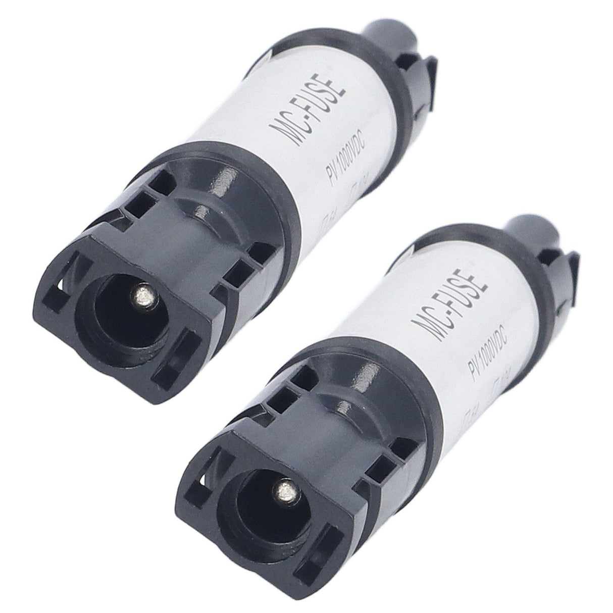 2Sets Solar PV Connectors Set IP68 Waterproof Anti UV 1000V Solar Built in Fuse Connector for Solar Cables/Controllers30A