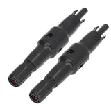 2Pcs Solar PV Connectors 1500V Heat Resisting Reusable PV Fuse Connector for Solar Panel Connection30A