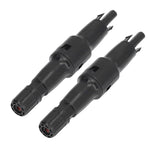 2Pcs Solar PV Connectors 1500V Heat Resisting Reusable PV Fuse Connector for Solar Panel Connection30A