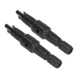 2Pcs Solar PV Connectors 1500V Heat Resisting Reusable PV Fuse Connector for Solar Panel Connection30A