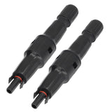 2Pcs Solar PV Connectors 1500V Heat Resisting Reusable PV Fuse Connector for Solar Panel Connection30A - Rear View