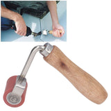 Silicone Seam Roller Approx 1.7in Wide 75° Wear Resistant Durable Double Direction Bearing Ergonomic Handle Seam Roller