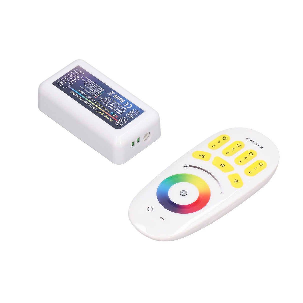 LED Controller DC524V 2.4G Quad Group Touch LED Strip Light Strip RGB Controller Compatible with MILIGHT