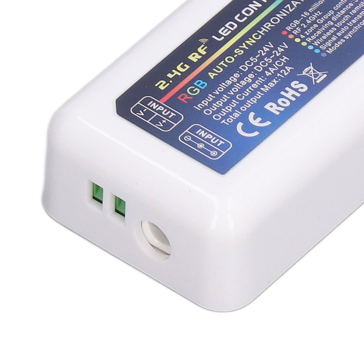 LED Controller DC524V 2.4G Quad Group Touch LED Strip Light Strip RGB Controller Compatible with MILIGHT