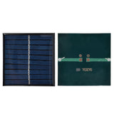 2Pcs Mini Solar Panel Portable Encapsulated Cell Epoxy Flexible DIY Use 0.7W 5V 0‑140mA - Extra Image