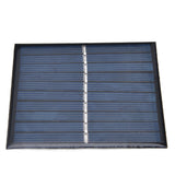 2Pcs Mini Solar Panel Portable Encapsulated Cell Epoxy Flexible DIY Use 0.7W 5V 0‑140mA - Extra Image