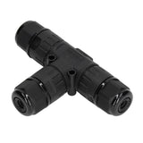2PCS T Type Tee Junction Box Connector IP68 Waterproof 450V 16A 9‑12mm 3 Way Cable Connector