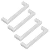 4Set Cabinet Handles 201 Stainless Steel Cupboard Pulls for Furniture Doors Desk Drawers12x12x96 - Top-Down View