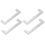 4Set Cabinet Handles 201 Stainless Steel Cupboard Pulls for Furniture Doors Desk Drawers12x12x96 - Rear View