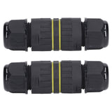 2PCS Junction Box Connector Garden M25 4 Core IP68 Waterproof 10‑14mm Electrical Power Cable Junction Box
