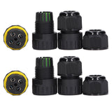 2PCS Junction Box Connector Garden M25 4 Core IP68 Waterproof 10‑14mm Electrical Power Cable Junction Box