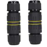 2PCS Junction Box Connector Garden M25 4 Core IP68 Waterproof 10‑14mm Electrical Power Cable Junction Box - Top-Down View