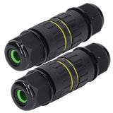 2PCS Junction Box Connector Garden M25 4 Core IP68 Waterproof 10‑14mm Electrical Power Cable Junction Box