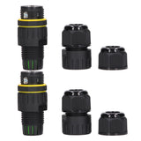 2PCS Junction Box Connector Garden M25 4 Core IP68 Waterproof 10‑14mm Electrical Power Cable Junction Box