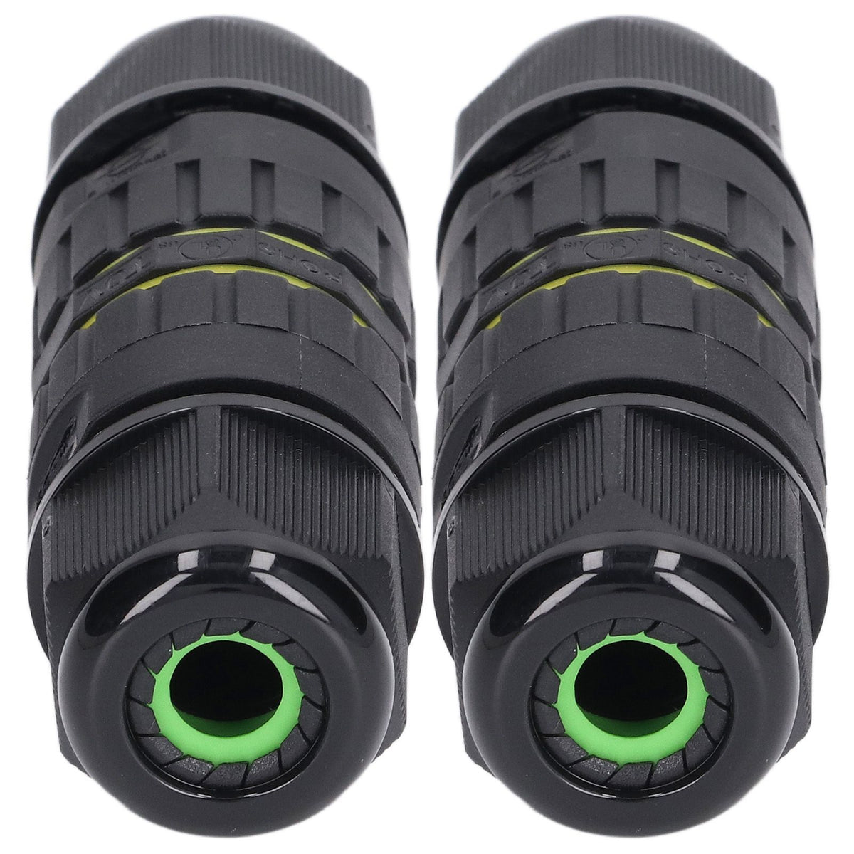 2PCS Junction Box Connector Garden M25 4 Core IP68 Waterproof 10‑14mm Electrical Power Cable Junction Box