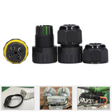 2PCS Junction Box Connector Garden M25 4 Core IP68 Waterproof 10‑14mm Electrical Power Cable Junction Box