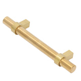 10pcs Cabinet Handles Stainless Steel Modern Hollow Tube Drawer Bar Pulls for Door Wardrobe Kitchen BathroomHole Distance 96mm - Close-Up Angle