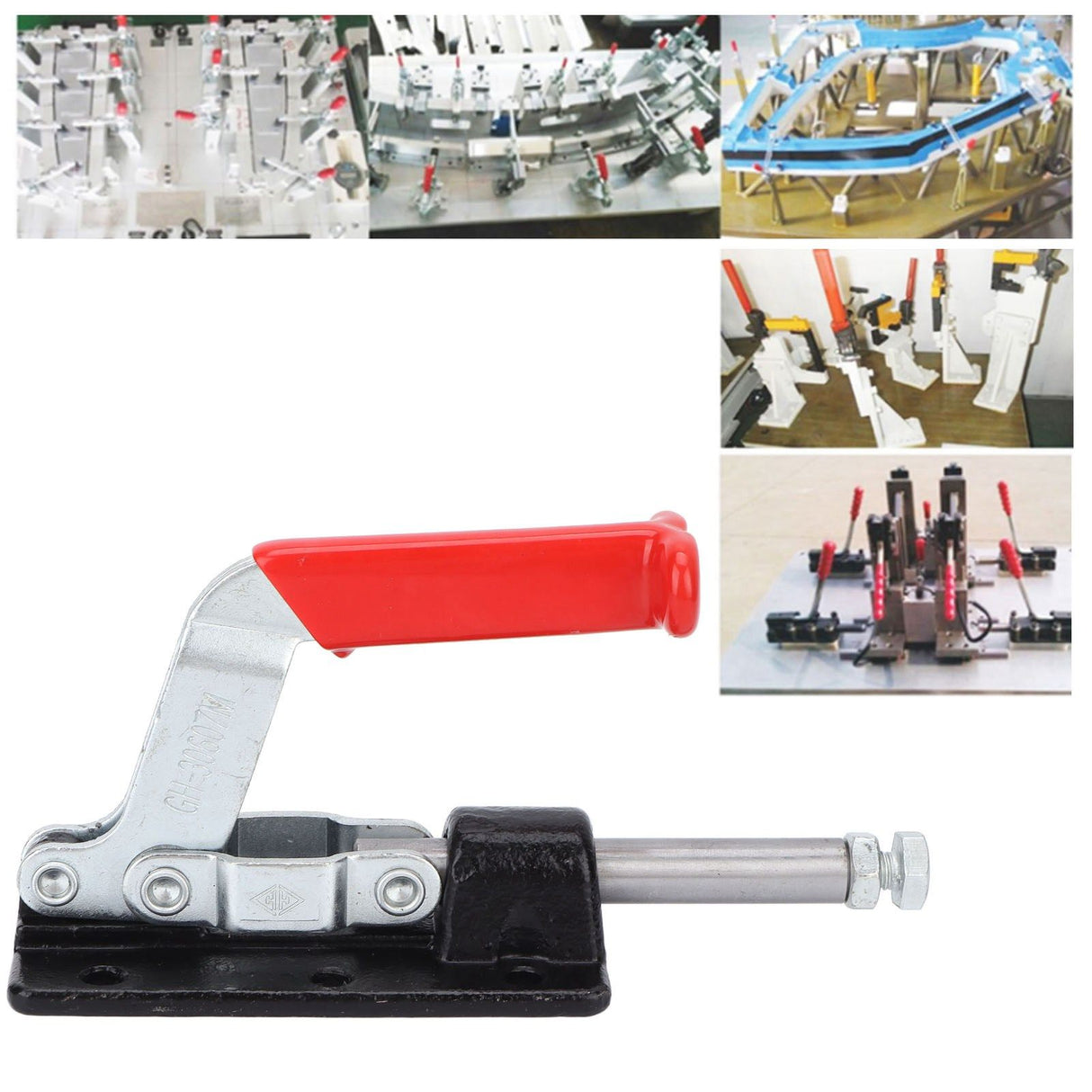 Push Pull Toggle Clamp Stable Clamping Force Quick Fixing Fixture for Heavy Duty Welding Equipment Installation30607M