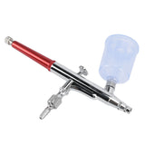 Paint Airbrush G1/8 DIY Airbrush Kit with Connector and Wrench for Home Decoration Model Printing - Front View