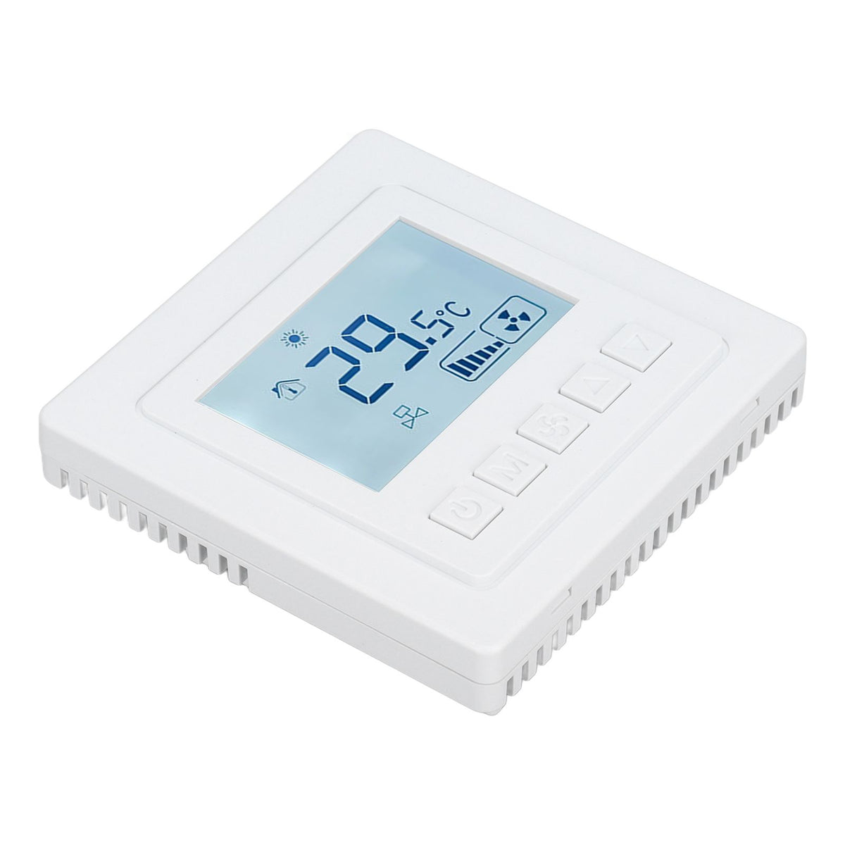 Air Conditioning Thermostat 5℃ To 35℃ ±1℃ High Accuracy Temperature Controller with Large LCD Display for Dining Room
