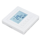 Air Conditioning Thermostat 5℃ To 35℃ ±1℃ High Accuracy Temperature Controller with Large LCD Display for Dining Room - Top-Down View