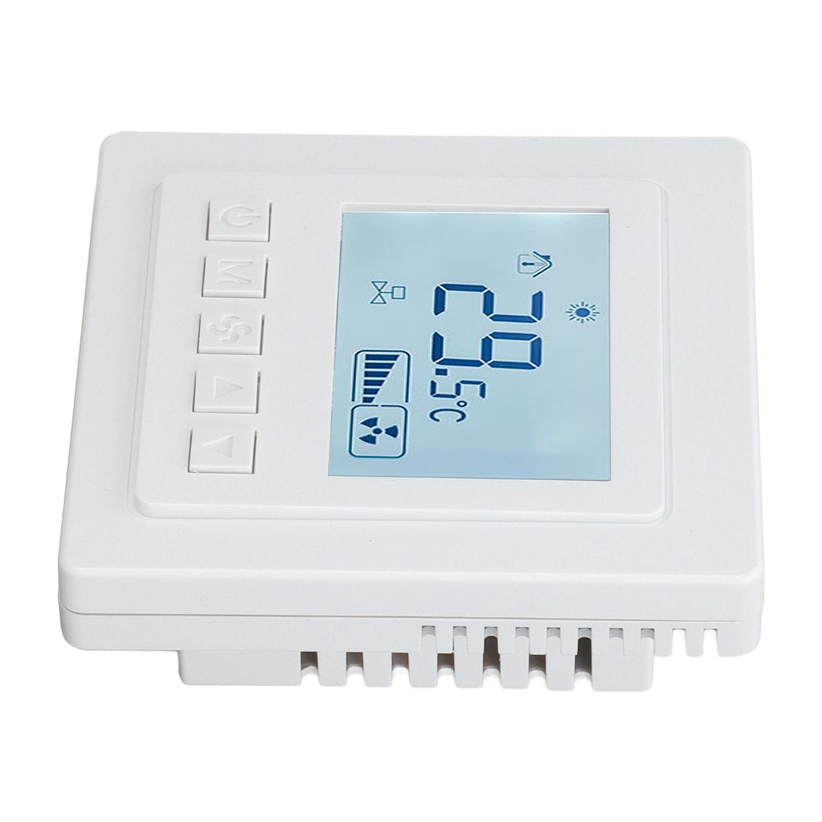 Air Conditioning Thermostat 5℃ To 35℃ ±1℃ High Accuracy Temperature Controller with Large LCD Display for Dining Room