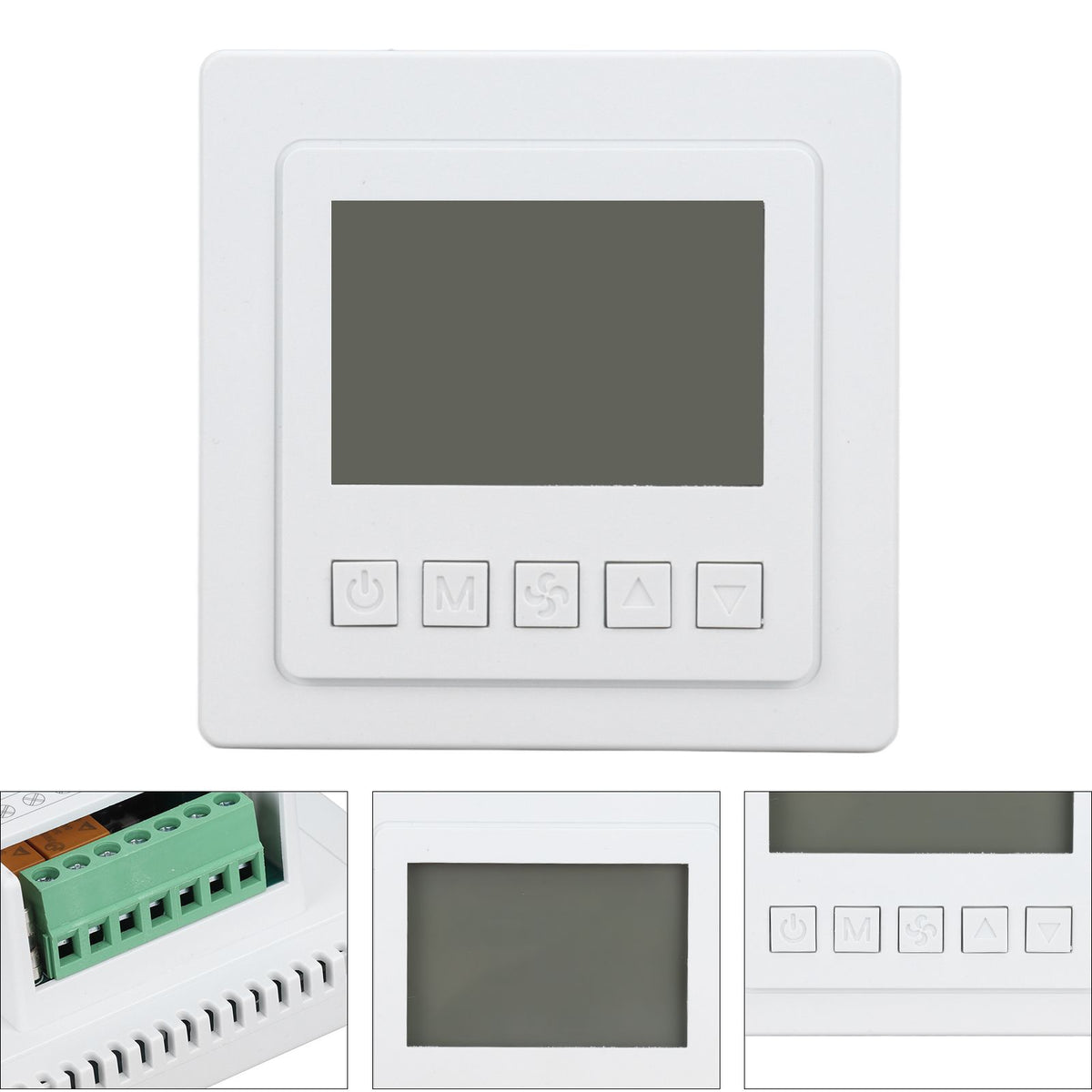 Air Conditioning Thermostat 5℃ To 35℃ ±1℃ High Accuracy Temperature Controller with Large LCD Display for Dining Room