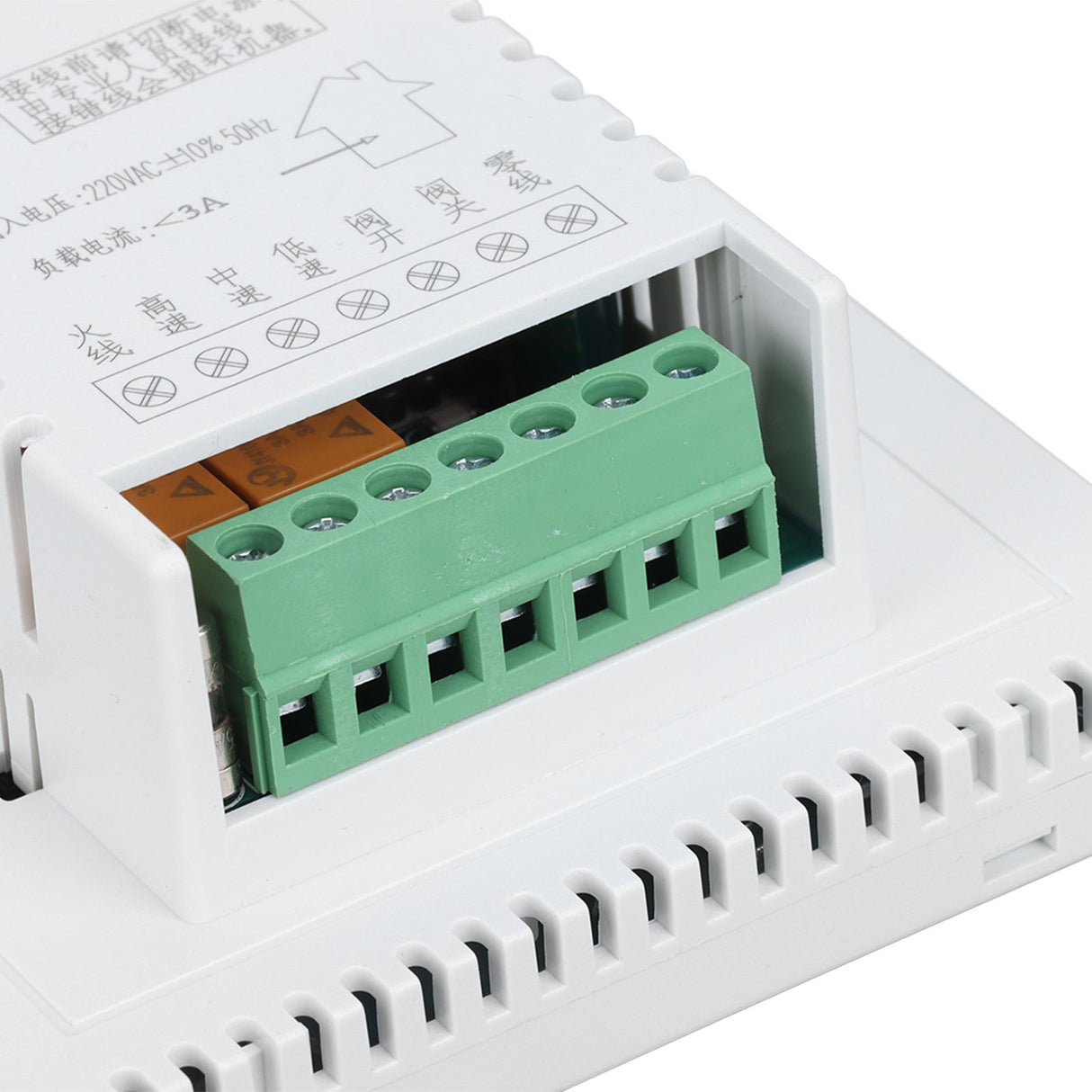 Air Conditioning Thermostat 5℃ To 35℃ ±1℃ High Accuracy Temperature Controller with Large LCD Display for Dining Room