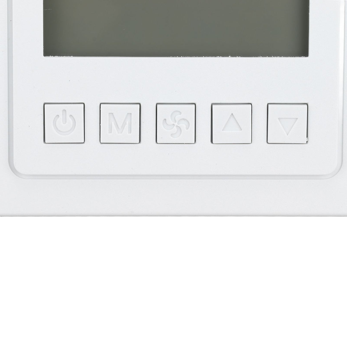 Air Conditioning Thermostat 5℃ To 35℃ ±1℃ High Accuracy Temperature Controller with Large LCD Display for Dining Room