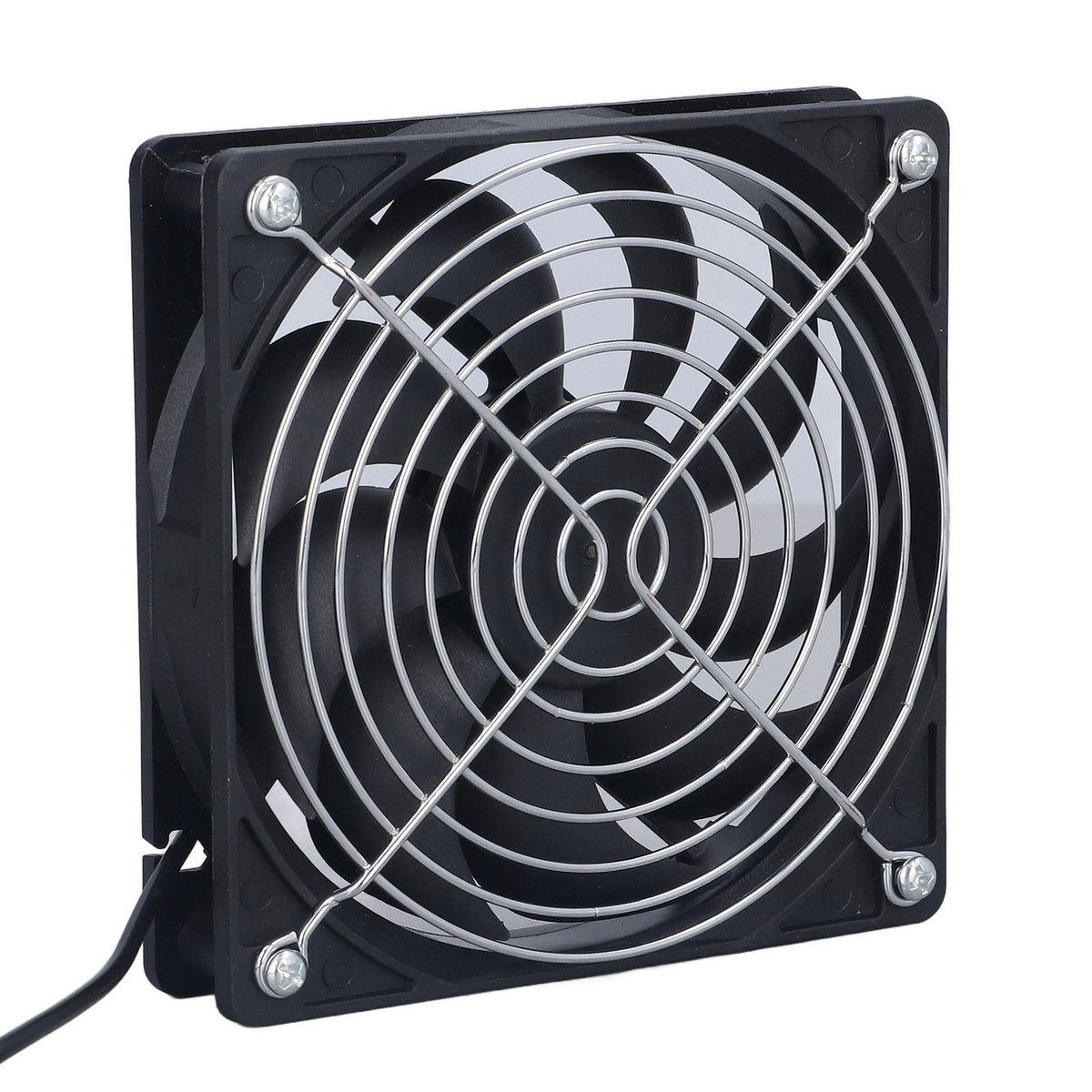 6W Solar Panel Fan with Protecting Net Waterproof Greenhouse Chicken House Solar Fan for Outdoor