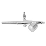 Airbrush Kit Stainless Steel Precise Dual Action Small Paint Spray Pen for Temporary Tattoo Cake - 45-Degree Angle